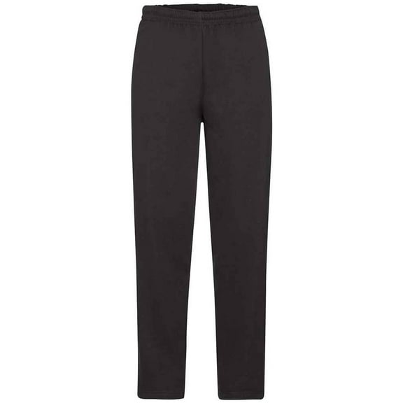Fruit of the Loom Mens Open Hem Jogging Bottoms
