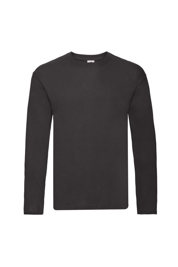 Mens Original Plain Long-Sleeved T-Shirt