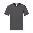 thumbnail image 1 of Fruit of the Loom Mens Original Plain V Neck T-Shirt, 1 of 3