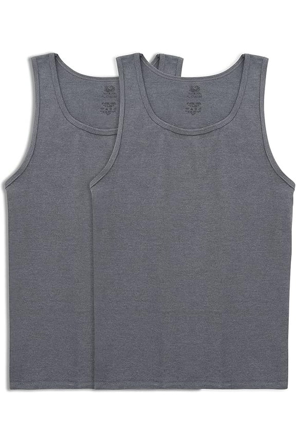 Mens Performance Tanks Size XX-Large Grey