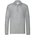thumbnail image 1 of Fruit of the Loom Mens Premium Pique Long-Sleeved Polo Shirt, 1 of 4
