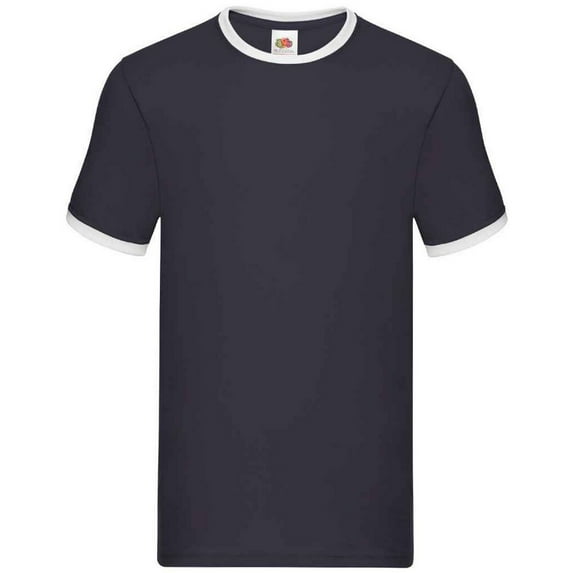 Fruit of the Loom Mens Ringer Contrast T-Shirt