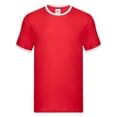 thumbnail image 1 of Fruit of the Loom Mens Ringer Contrast T-Shirt, 1 of 4