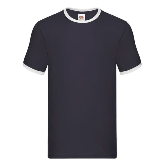 Fruit of the Loom Mens Ringer Contrast T-Shirt