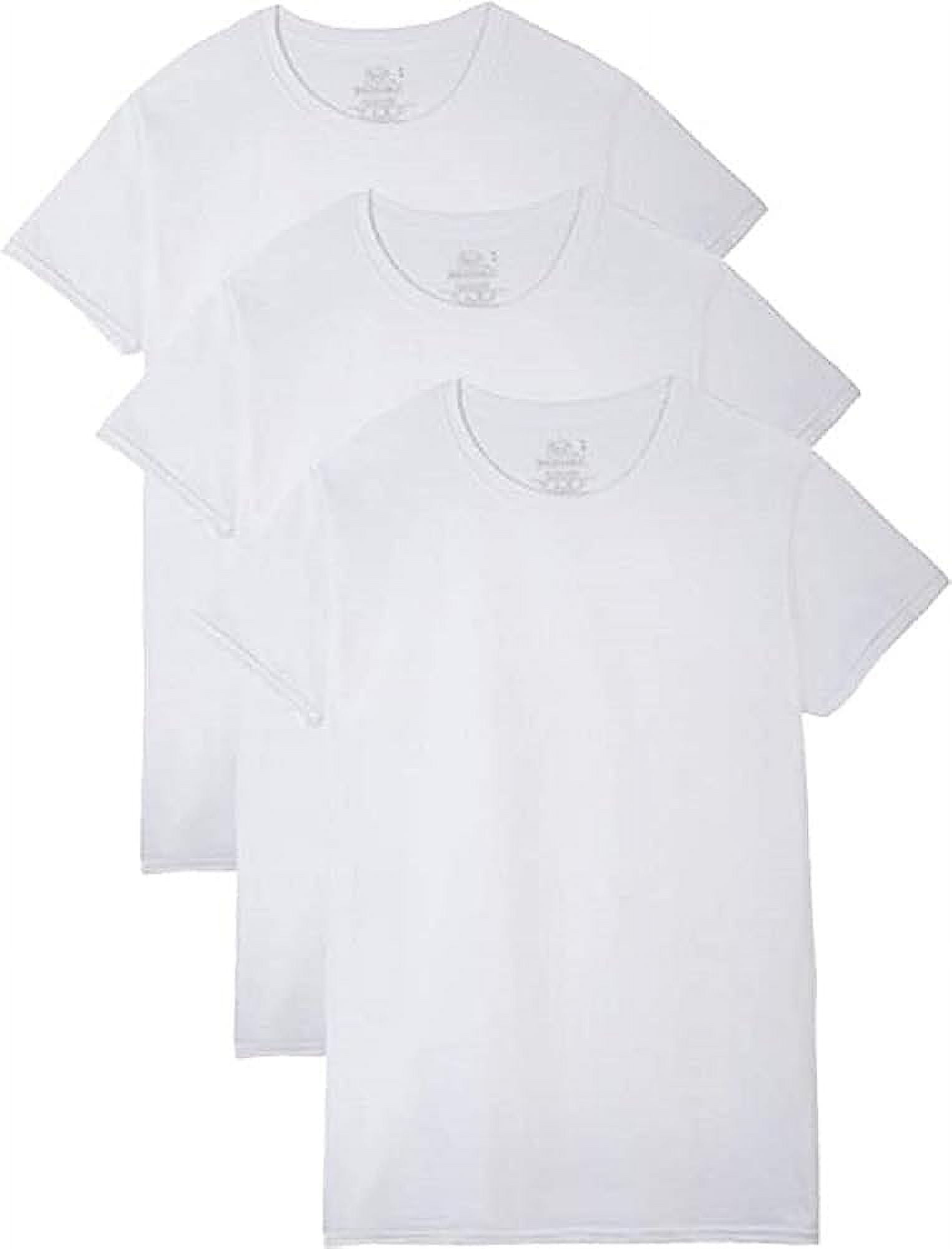 Fruit of the Loom Mens T-Shirts 3-Pack Breathable Cotton Undershirts Tall  Man White 3XLT - Walmart.com