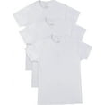 thumbnail image 1 of Fruit of the Loom Mens T-Shirts Breathable Cotton Undershirt Big Man 3 Pack White 2XB, 1 of 5