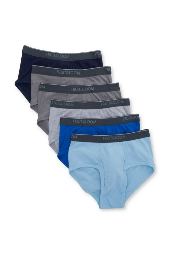 Moisture Wicking Cotton Underpants, Multicolor (6 Pack)