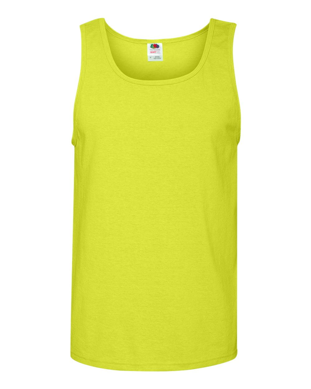 Fruit of the Loom Adult 5 oz HD Cotton Sleeveless Muscle Tee Tank Top -  Safety Green - L - Walmart.com