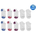 thumbnail image 1 of Fruit of the Loom No Show & Liner Socks (Big Girls or Little Girls), 10 Pack, 1 of 5