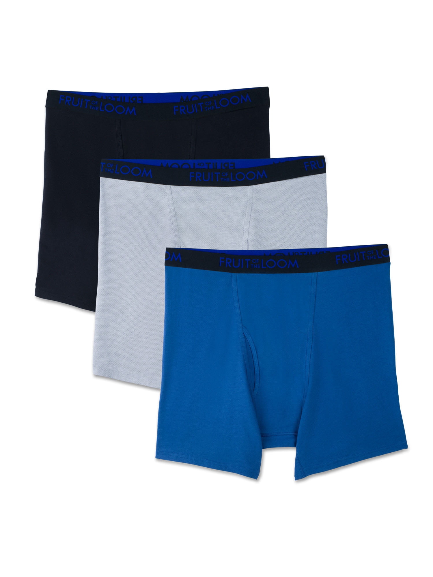 Fruit of the Loom Premium Big Men's Long Leg Breathable Boxer