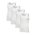 thumbnail image 1 of Fruit of the Loom Premium Men's A-Shirt Tank Undershirts, 4-Pack, 1 of 5