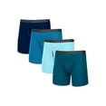 Fruit of the Loom Premium Men's CoolZone Boxer Briefs, 4 Pack, Sizes S