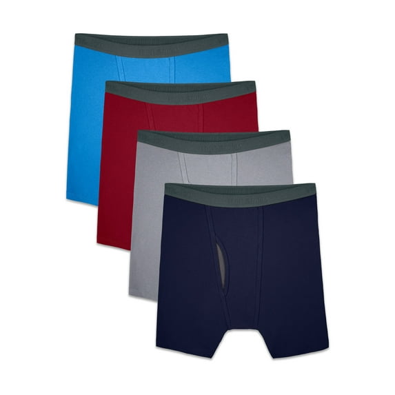 Fruit of the Loom Premium Men's CoolZone Boxer Briefs, 4-Pack