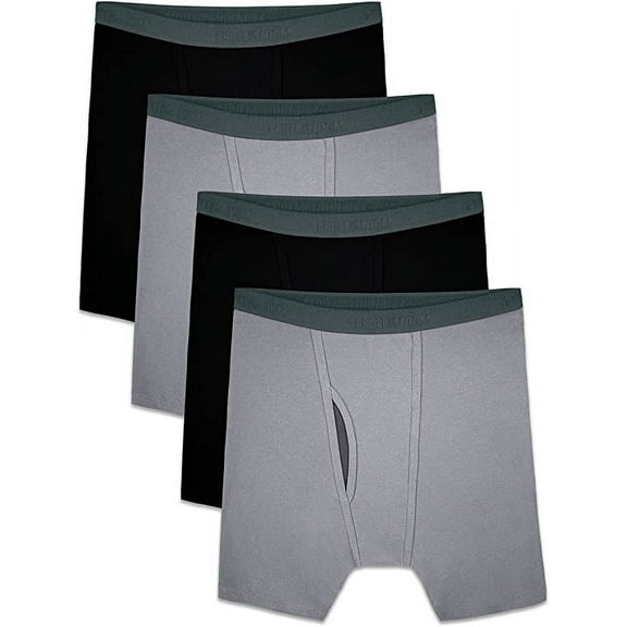 Fruit of the Loom Premium Men's CoolZone Boxer Briefs, 4-Pack