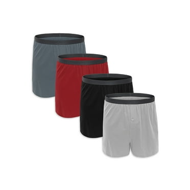 Fruit of the Loom Premium Men's Knit Boxers, 4-Pack
