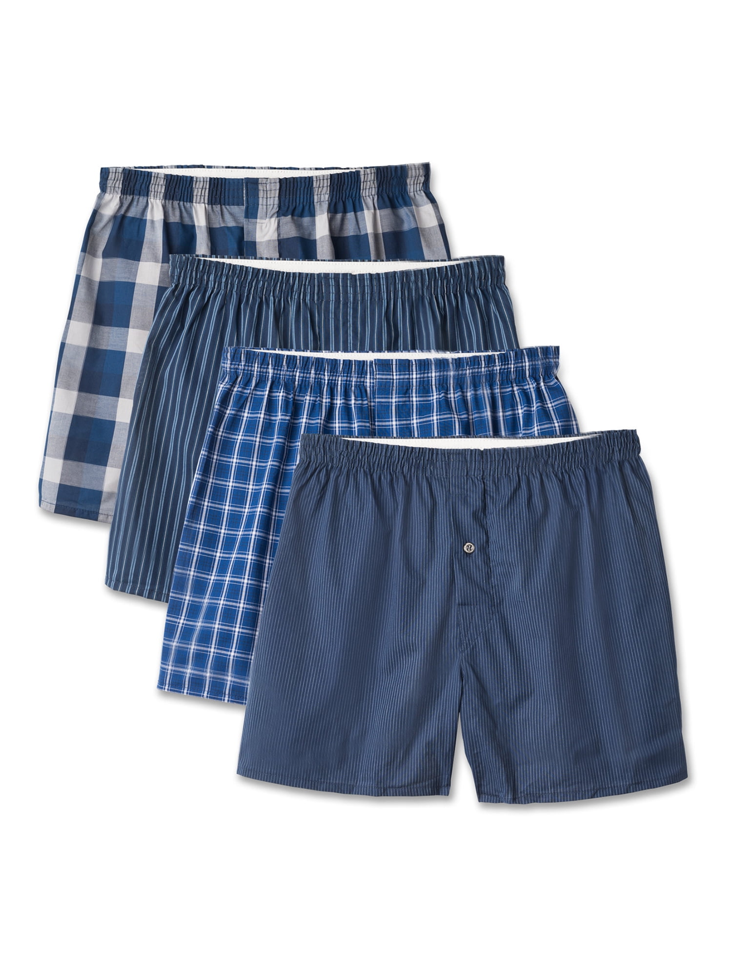 Fruit of the Loom Premium Men's Woven Boxers, 4 Pack, Sizes S-XL ...