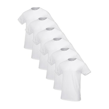 Fruit of the Loom Premium Tall Men's Crew Undershirts, 6-Pack