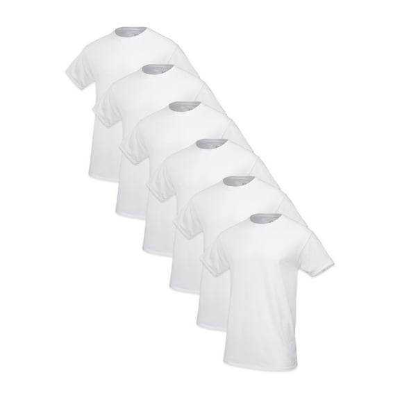 Fruit of the Loom Premium Tall Men's Crew Undershirts, 6-Pack