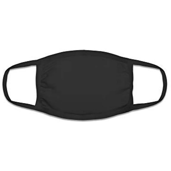 Fruit of the LoomReusable Cotton Face Mask (Pack of 50 - Black)