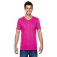 thumbnail image 1 of Fruit of the Loom SFVR Tee-Shirt Men's 4.7 oz., 100% Sofspun Cotton Jersey V-Neck T-Shirt, 1 of 2