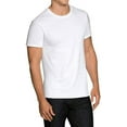 thumbnail image 1 of Fruit of the Loom Select Breathable Cooling Cotton Micro-Mesh Fabric 5/6 Pack Tag-Free Crew Shirt Available Large and X Large 6, XL White, 1 of 4