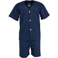 thumbnail image 1 of Fruit of the Loom Short Sleeve V-Neck Solid Pajamas (Men's or Men's Big & Tall) 2 Piece Set, 1 of 5