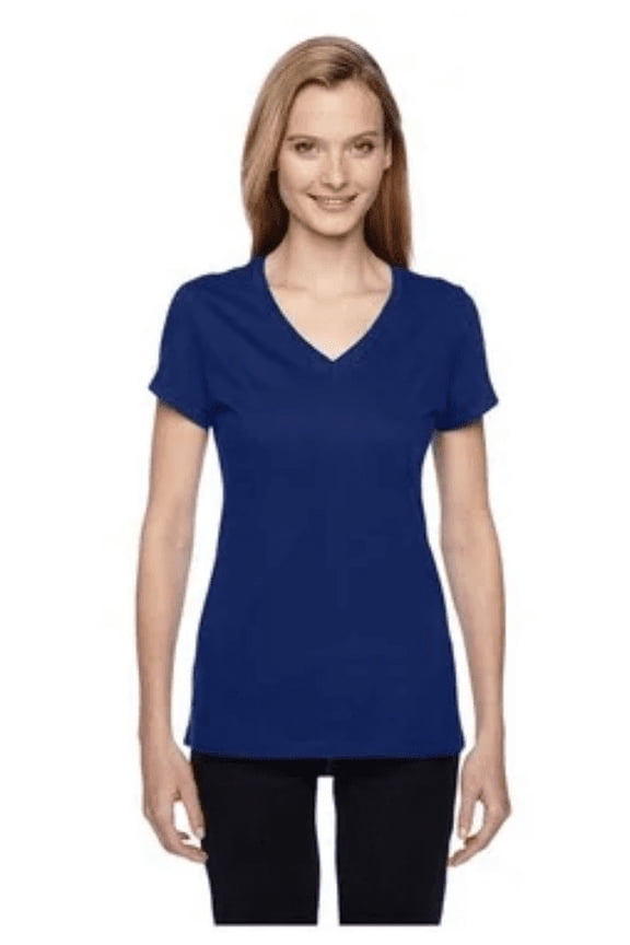 SofSpun Junior Jersey V-Neck T-Shirt SFJVR Admiral Blue S