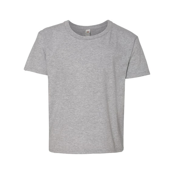 Fruit of the Loom SofSpun Youth T-Shirt SF45BR Athletic Heather S