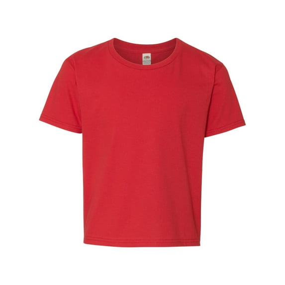 Fruit of the Loom SofSpun Youth T-Shirt SF45BR Fiery Red S