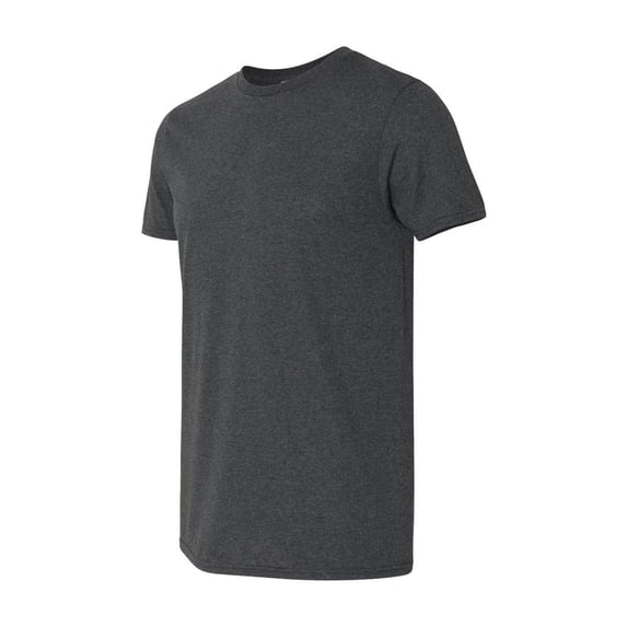 Fruit of the Loom - Sofspun Crewneck T-Shirt - SF45R - Black Heather - Size: L