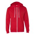 thumbnail image 1 of Fruit of the Loom Sofspun® Full-Zip Hooded Long Sleeve T-Shirt in Fiery Red S | SF60R, 1 of 5