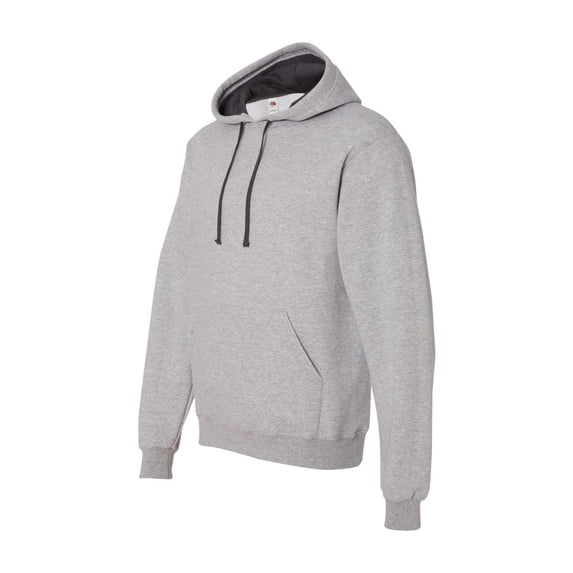 Fruit of the Loom - Sofspun Hooded Sweatshirt - SF76R - Athletic Heather - Size: S