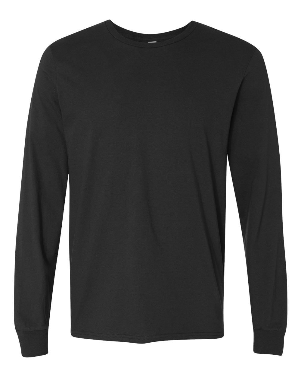 Fruit Of The Loom Men's Sofspun Long Sleeve T-Shirt - 100% Cotton Jersey, 7.8 Oz, 3XL Black