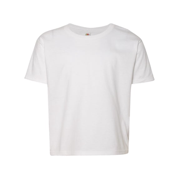 Fruit of the Loom - Sofspun Youth T-Shirt - SF45BR - White - Size: L
