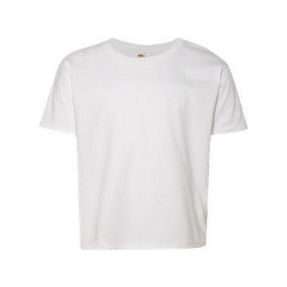 Fruit of the Loom - Sofspun Youth T-Shirt - SF45BR - White - Size: XL