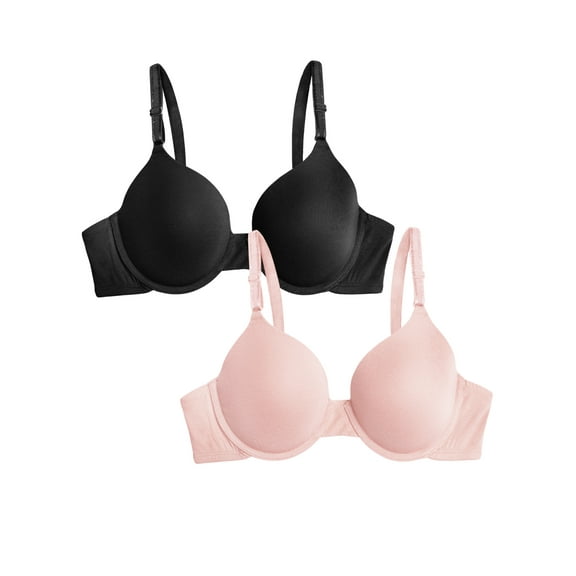 Fruit of the Loom T-Shirt Bra 2 Pack, Style FT938, Sizes M to XXL