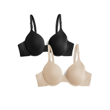 Fruit of the Loom T-Shirt Bra 2 Pack, Style FT938, Sizes M to XXL