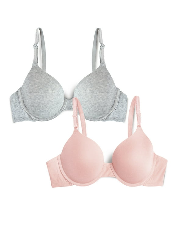 Fruit of the Loom T-Shirt Bra 2 Pack, Style FT938, Sizes M to XXL