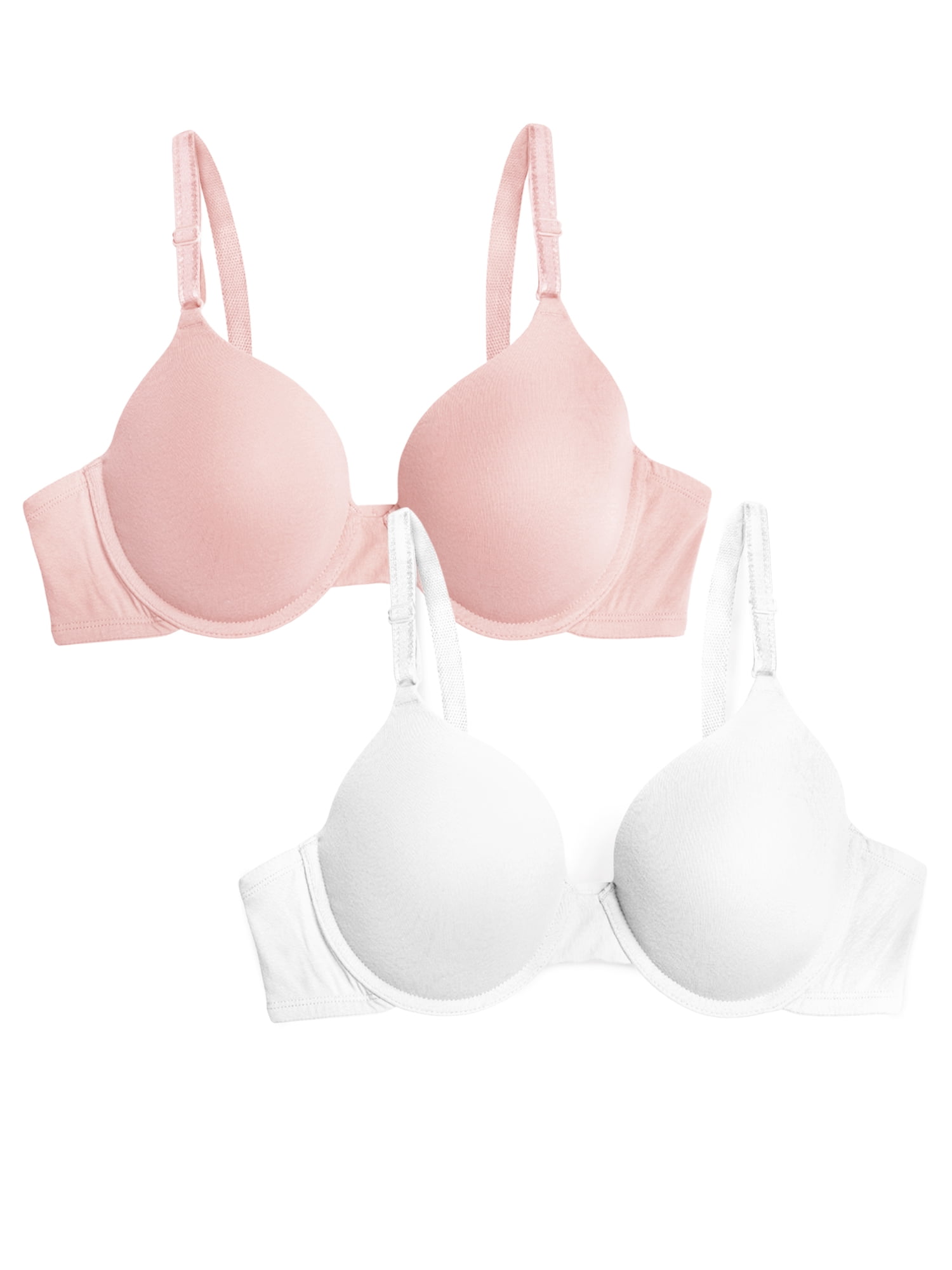 Fruit of the Loom T-Shirt Bra 2 Pack, Style FT938, Sizes M to XXL