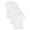 thumbnail image 1 of Fruit of the Loom Tall Men's V-Neck Undershirts, 3-Pack, 1 of 11