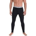 thumbnail image 1 of Fruit of the Loom Thermal Long Underwear Bottoms (Men's), Black, 1 of 2