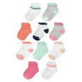 thumbnail image 1 of Fruit of the Loom Toddler Ankle Socks, 10- Pack, Size 6M-5T, 1 of 3