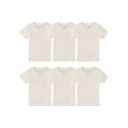 thumbnail image 1 of Fruit of the Loom Toddler Boy Natural Cotton Crew Undershirts, 6 Pack, Sizes 2T-5T, 1 of 4