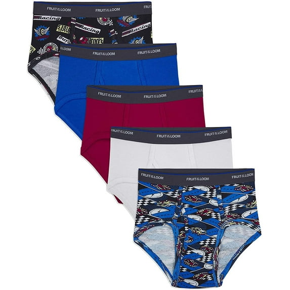 Fruit of the Loom Toddler Boy Potty Training Cotton Briefs Underwear