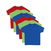 Fruit of the Loom Toddler Boy's Crewneck T-Shirt Assorted (6 Pack)