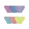thumbnail image 1 of Fruit of the Loom Toddler Girl 360 Stretch True Comfort Super Soft Modal Hipster Underwear, 6 Pack, Sizes 2T-5T, 1 of 13