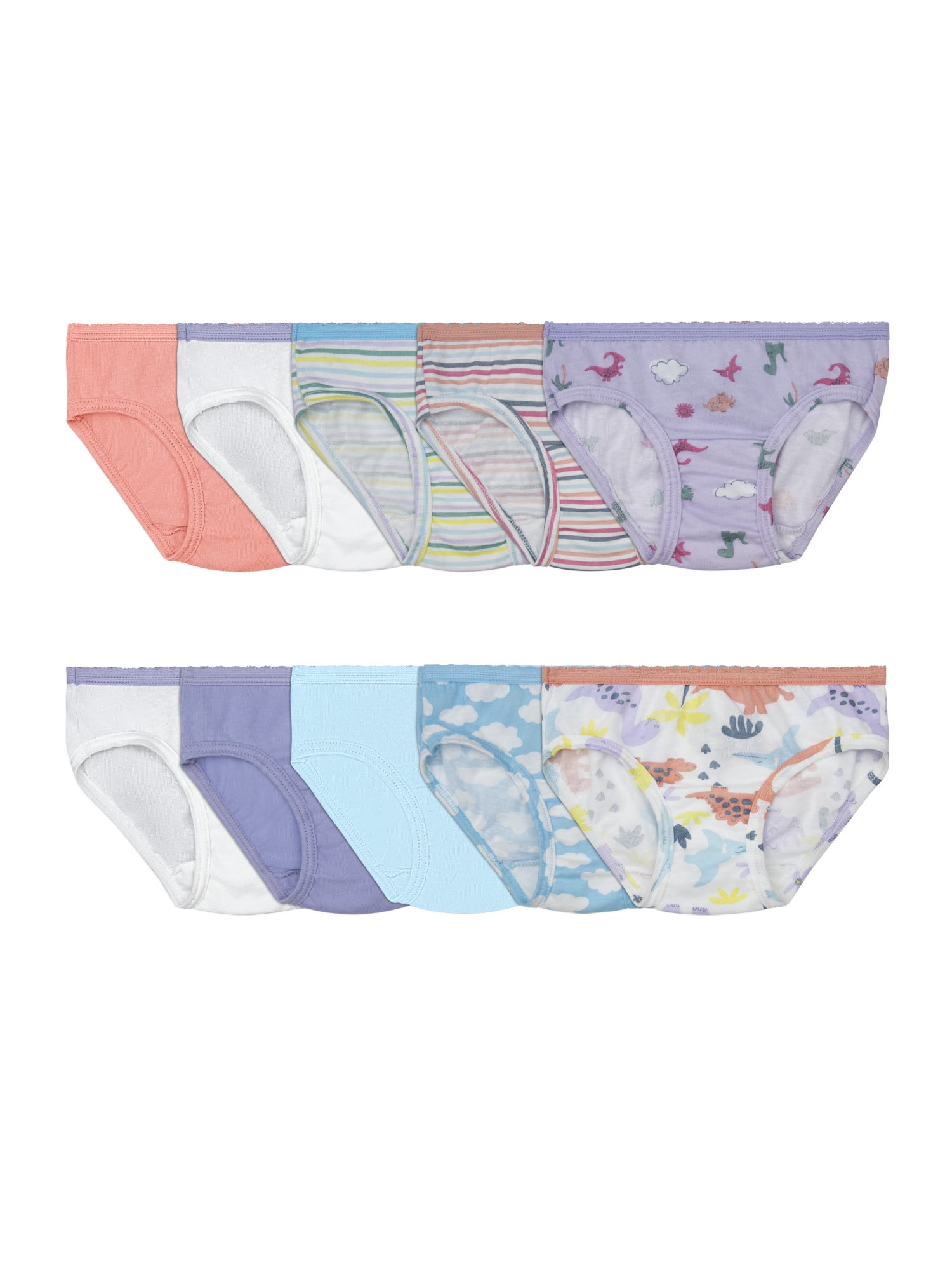 Fruit of the Loom Toddler Boy EverSoft Cotton Boxer Brief Underwear 10 Pack Sizes 2T 5T