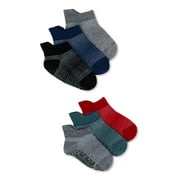 Fruit of the Loom Toddler Low-Cut Socks, 6-Pack, Size 6M-5T