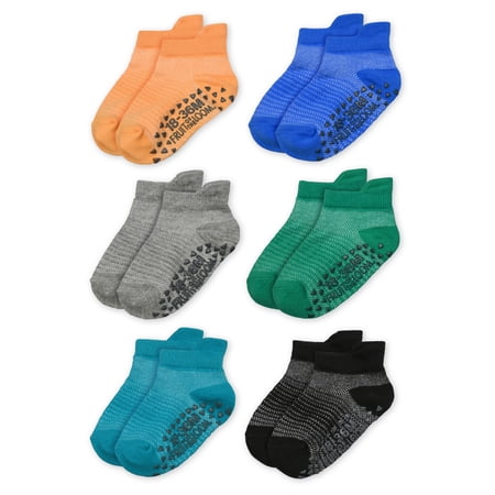 Fruit of the Loom Toddler Low-Cut Socks, 6-Pack, Size 6M-5T