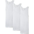 thumbnail image 1 of Fruit of the Loom V-Neck Tag Free, Tank Top 3 Pack (Men's), 1 of 5